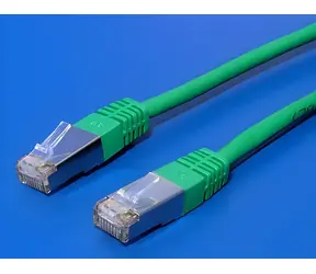 OEM zelená / Patch kabel / Cat5e FTP / RJ-45 / 1 m