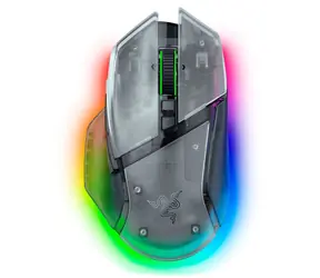 Razer Basilisk V3 35K průhledná / Bezdrátová herní myš / optická / 35000 DPI
