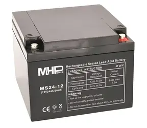 MHPower MS24-12 / Baterie / VRLA AGM / 12 V / 24 Ah / pro UPS