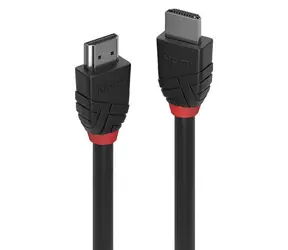 Lindy HDMI kabel Black Line / 7,5 m / černý