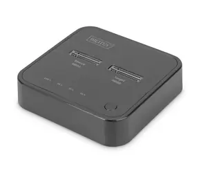 Digitus DA-71545 černá / Dokovací stanice / 2x M.2 NVMe SSD / USB-C / offline klonování