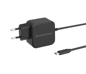 Conceptronic OZUL04BE černá / USB-C nabíjecí adaptér / 1x USB-C / 67 W / PD
