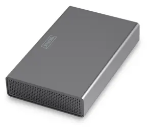 Digitus DA-71106-1 šedý / Externí box pro HDD / 2,5"-3,5" SATA / USB 3.0 / do 16 TB