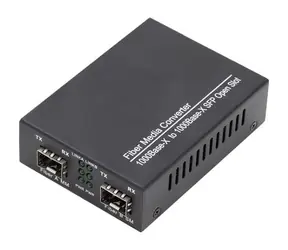 Digitus DN-82133 černá / Media konvertor / Gigabit / Multimode-Singlemode / Auto MDI/MDIX