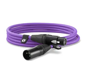 Rode XLR3M-PU fialová / XLR kabel / 3 m / Canare / Neutrik