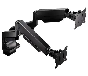 Endorfy Atlas GS Pro Double černá / Držák monitorů / 2x monitor / plynová pružina / VESA 75-100mm / 2x16kg