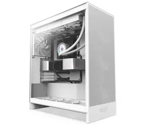 NZXT H7 Flow (2024) bílá / Počítačová skříň / Midi Tower / tvrzené sklo / E-ATX / 3x 120mm ventilátory