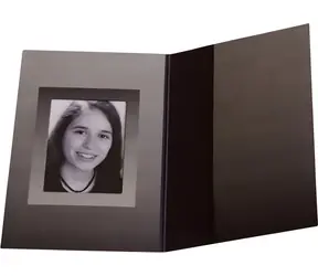 Daiber Paspartovací složky pro pasové fotografie černo-stříbrné / Paspartovací složky / 36 x 50 mm / 100 ks