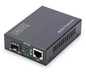 Digitus DN-82130 / Mediakonvertor / RJ-45 na SFP / až 80 km / Gigabit Ethernet