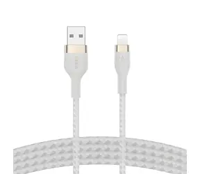Belkin Flex CAA010bt1MWH bílá / Kabel USB-A na Lightning / 1 m / MFi