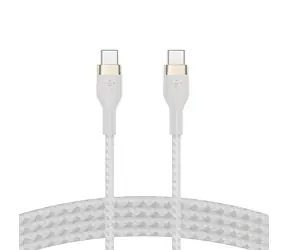 Belkin Flex CAB011bt1MWH bílá / Kabel USB-C / 60 W / 1 m