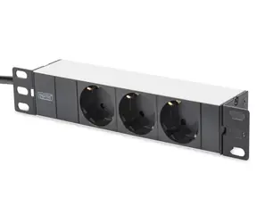 Digitus 10" Sada 1 světle šedá / Nástěnný rozvaděč / 6U / šířka 254 mm / nosnost 30 kg / IP20