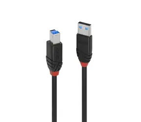 Lindy USB 3.0 A-B černá / Kabel USB / Aktivní prodloužení / USB-A - USB-B / 5 Gbit/s / 10 m