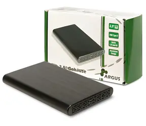 Inter-Tech GD-25010 černá / USB rámeček / 2.5" / USB-C / 10 Gbit/s / hliník