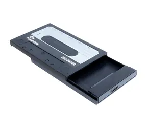 Inter-Tech HD-25620 černá / Externí box na disk / 2,5" SATA / USB 3.2 Gen 1 / do 6 TB