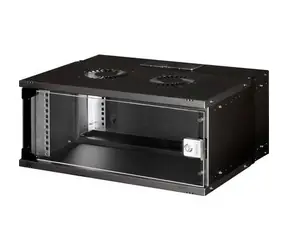 Digitus SOHO PRO černá / Nástěnný rozvaděč / 19" / 4U / nosnost 60 kg