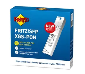 AVM FRITZ! SFP XGS-PON / SFP transceiver / XGS-PON / až 10 Gbit/s / SC