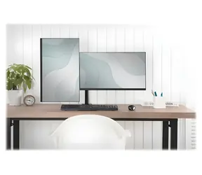 Digitus univerzální držák pro dva monitory / Držák monitoru / 15-32" / VESA 75x75, 100x100 mm / nosnost 2x 8 kg