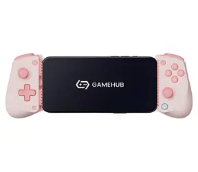 GameSir X5 Lite růžová / Herní ovladač s držákem pro chytrý telefon / USB-C / Hall Effect / Android, iOS