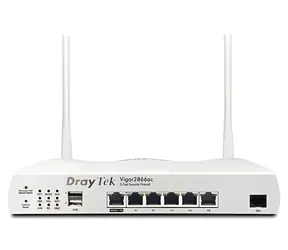 DrayTek Vigor 2866ax / Modem router / VDSL2/ADSL2+/G.Fast / Wi-Fi 6 AX / Dual-Band / 5x Gigabit LAN / USB