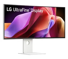 40" LG 40WT95UF-W bílá / Monitor / IPS Black / 5120 x 2160 / 21:9 / 120Hz / HDR10 / DP+HDMI+USB-C / Zakřivený