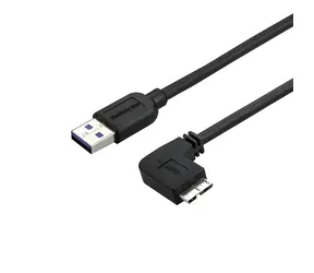 StarTech USB-A - Micro-USB kabel černá (USB3AU50CMRS) / Propojovací kabel / USB 3.0 / 5 Gbit/s / 0,5 m