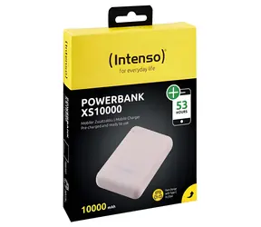 Intenso XS10000 růžová / Powerbanka / 10 000 mAh / USB-A + USB-C / 3,1A