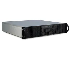 Inter-Tech 2U-20240 černá / Serverová skříň / 19" / 2U / 8x 3,5" + 3x 2,5" pozice / ATX