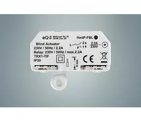 Homematic IP HmIP-FBL / Akční člen žaluzií / zápustná montáž / rádiový / IP20