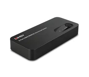 Lindy 38339 černá / Přepínač HDMI / 2 porty / 8K 60Hz / HDR / obousměrný