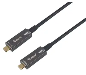 Equip USB-C 3.2 AOC černá / Kabel USB-C / 10 Gbit/s / PD 60W / 4K 60Hz / 5 m