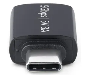 StarTech USB-C - USB-A adaptér černá / Adaptér / USB 3.0 / 5 Gbps / hliníkové tělo