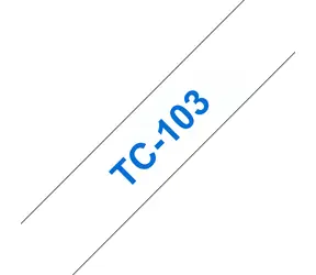 Brother TC-103 / Páska pro tiskárnu štítků / 12 mm / 7,7 m / laminovaná