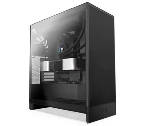 NZXT H7 Flow 2024 černá / Mid-Tower / E-ATX / USB-C / tvrzené sklo
