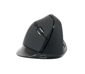 Conceptronic LORCAN03B černá / Ergonomická bezdrátová myš / Bluetooth 5.2 / 6 tlačítek / dobíjecí baterie