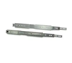 Inter-Tech teleskopické lišty 18" stříbrné / Teleskopické lišty / Pro 19" skříně / Výsuv 350–450 mm / Nosnost 30 kg