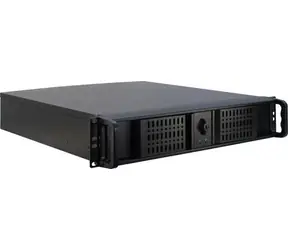 Inter-Tech 2U-2098-SK černá / Rack skříň / 2U / mATX / 19" / 2x USB-A 2.0