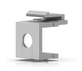 Ubiquiti UACC-Keystone-Blank-Insert-TH šedá / Záslepka keystone / 12 ks / průchozí otvor