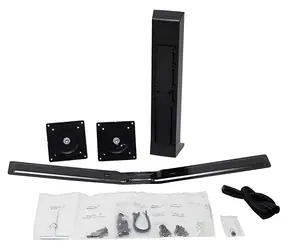 ERGOTRON WorkFit Dual Monitor Kit černá / Sada pro 2 monitory / Výškové nastavení 127 mm / Nosnost 12,7 kg