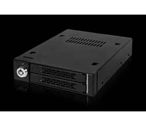 Icy Dock MB992SK-B ToughArmor černá / box pro 2x 2,5" SATA HDD/SSD / do 3,5" pozice / uzamykatelný