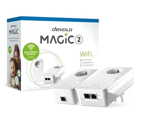 Devolo Magic 2 WiFi next / Startovací sada / Powerline / Wi-Fi / 2000 Mbps / 2x Gigabit LAN / 2 adaptéry
