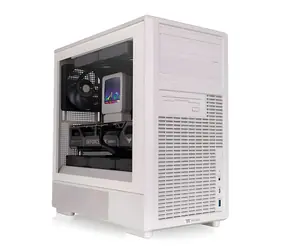 Thermaltake Retro 260 TG béžová / Skříň / Micro-ATX / tvrzené sklo / 280mm AIO / USB-C 3.2 Gen2
