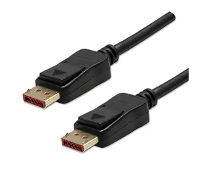 Neutralle Kabel DisplayPort–DisplayPort / Kabel / DP 1.4 / 2 m / 8K@60Hz / 32,4 Gb/s / černý