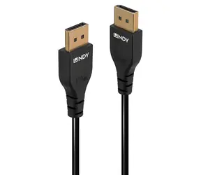 Lindy Slim DisplayPort 1.4 černá / Přípojný kabel / DisplayPort - DisplayPort / 2 m / 8K / 144 Hz