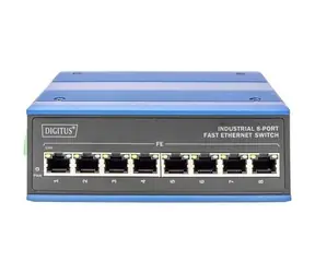Digitus DN-650106 / Switch / Průmyslový / 8x Gigabit / IP40