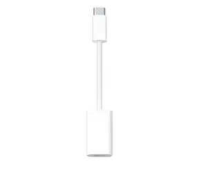 Apple USB-C na Lightning bílá / Adaptér / opletený kabel / MUQX3ZM/A