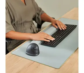 Fellowes Breyta Plus M levoruká / Vertikální bezdrátová myš / ergonomická / dobíjecí baterie / černá