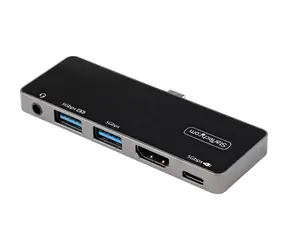 StarTech USB-C Multiport adaptér černá/stříbrná / Adaptér / HDMI / 2x USB-A / USB-C / 60Hz