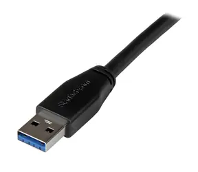 StarTech USB-A/USB-B kabel černá 10m / Kabel / USB 3.0 / 5 Gbit/s