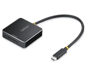 StarTech čtečka SD Express karet USB-C černá / Čtečka paměťových karet / USB 3.2 Gen 2 / hliník
